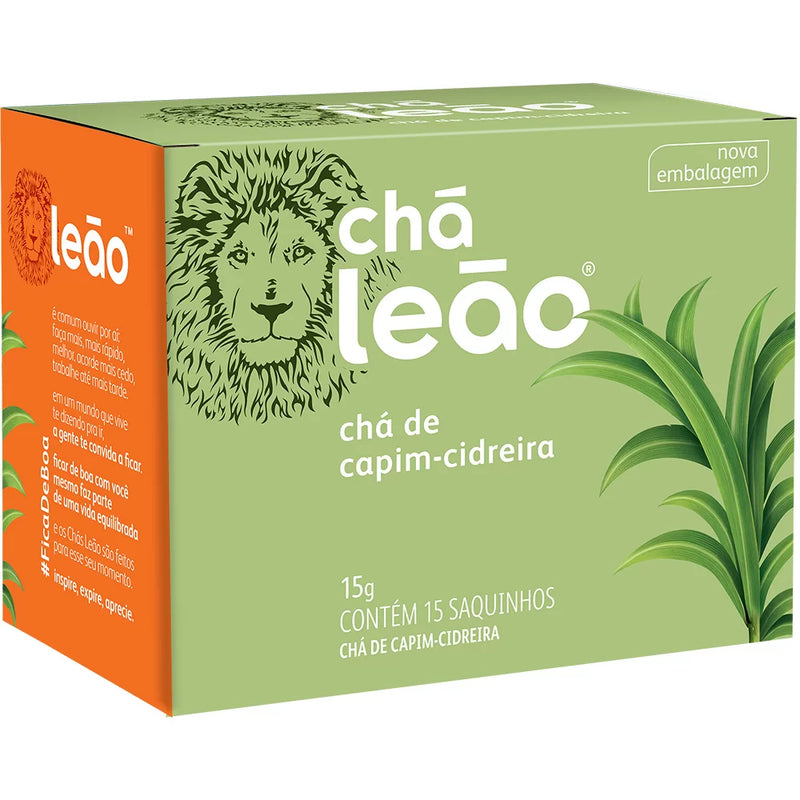 Cha Leao, Tea Sachets, Capim - Cidreira