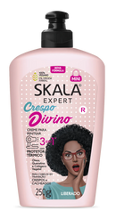 Skala, Creme 3 em 1, Crespo divino, 250g
