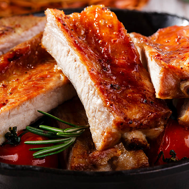 Pork Spare Ribs (Rack), 1.2Kg