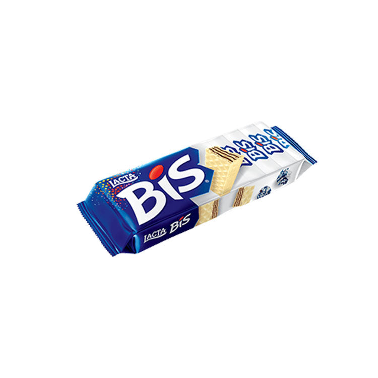 Lacta, Bis, White Chocolate Waffer, 126g (20 units)
