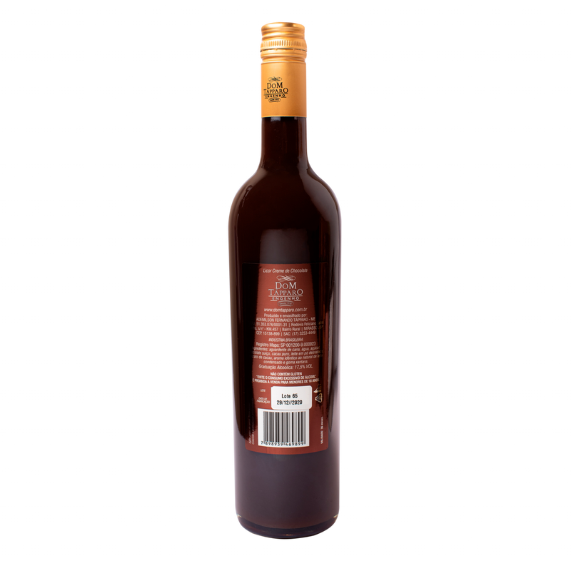 Dom Tapparo, Licor Creme de Chocolate 750ml