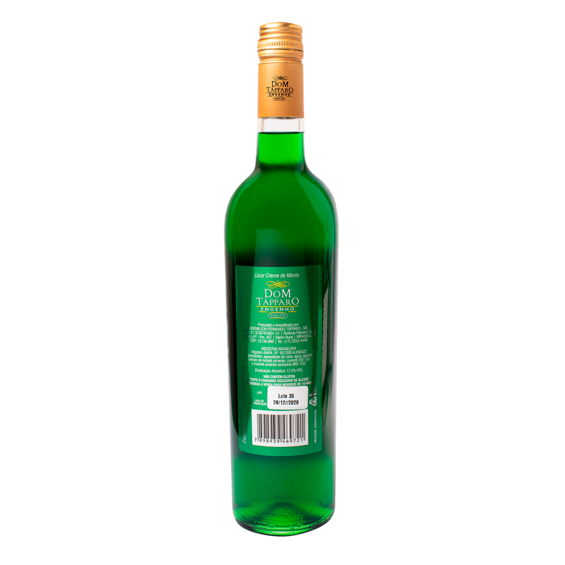 Dom Tapparo, Licor Creme de Menta 750ml