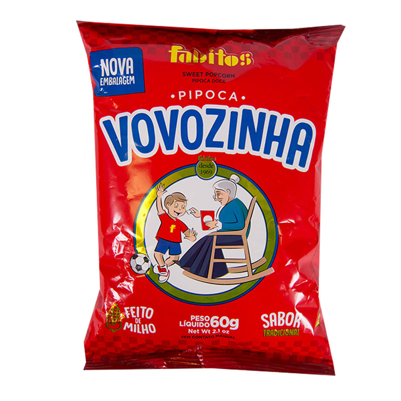 Vovozinha, Sweet Popcorn, 60g